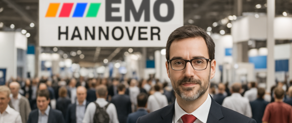 A decision maker at EMO 2025 Hannover